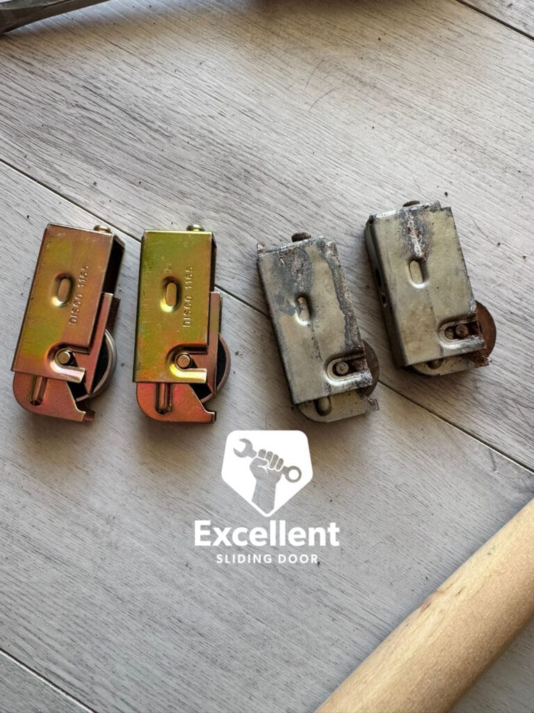 Sliding door roller replacement in Tampa Florida