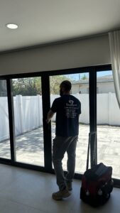 Sliding door track repair in St. Petersburg Florida
