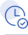 Reliable Timelines Icon representing reliable timelines in sliding door repair services